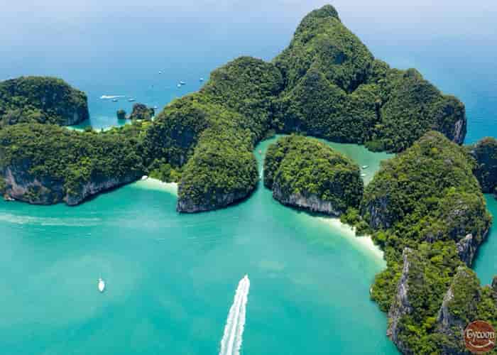 Hong Island tour by Longtail boat + Lunch Box + Sharing Transfers
