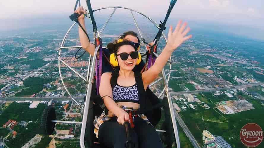 Paragliding Paramotor Experience in Pattaya